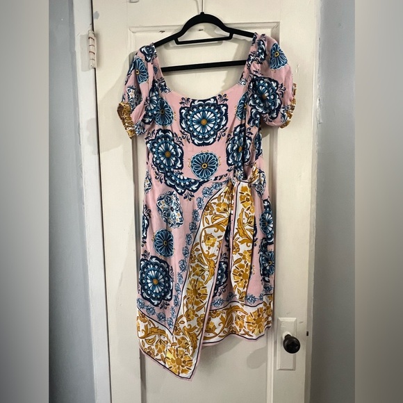 Anthropologie Maeve Wrap Resort Dress 8 - Picture 4 of 9